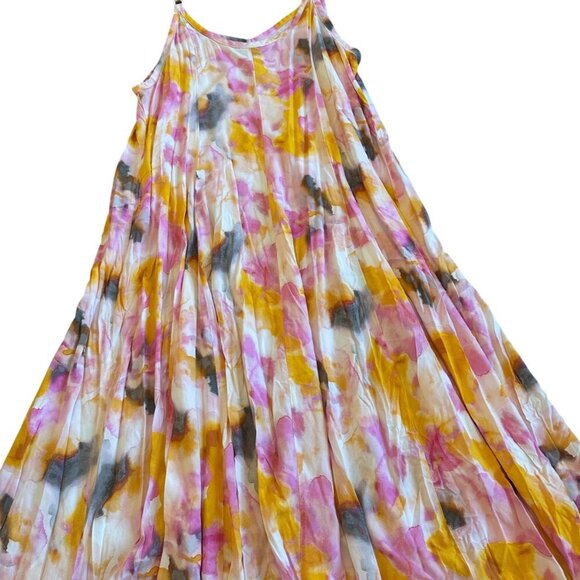 Torrid Pink and Yellow Floral Maxi Dress - Picture 11 of 13